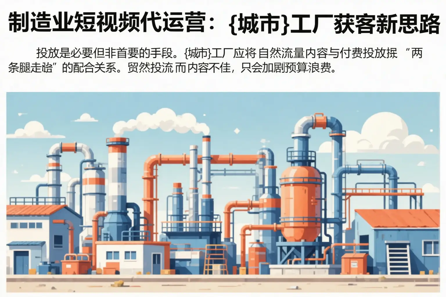 制造业短视频代运营：云霄工厂获客新思路